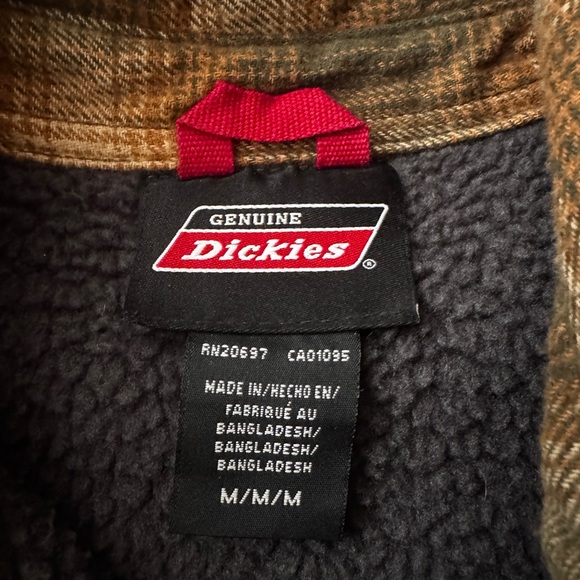 Dickies Brown Plaid Shirt - Picture 3 of 3